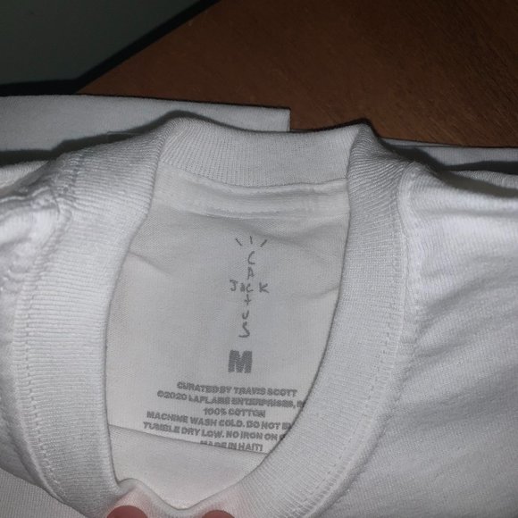 Travis Scott 'Cactus Jack' White Tee - Picture 2 of 4